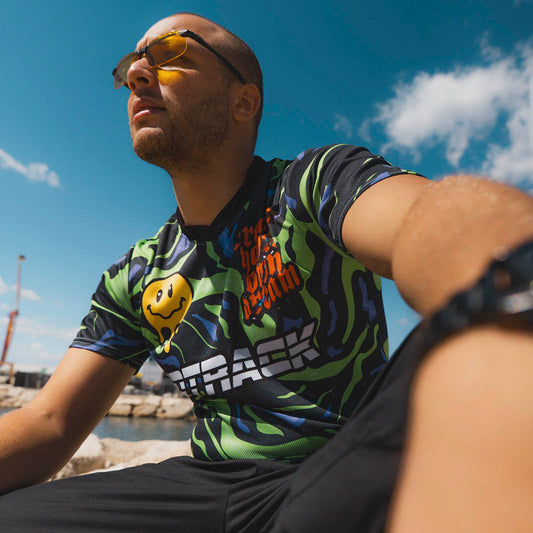 EDM festival custom rave jersey with QR code –