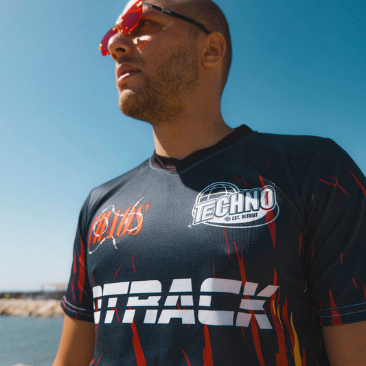 EDM festival custom rave jersey with QR code –