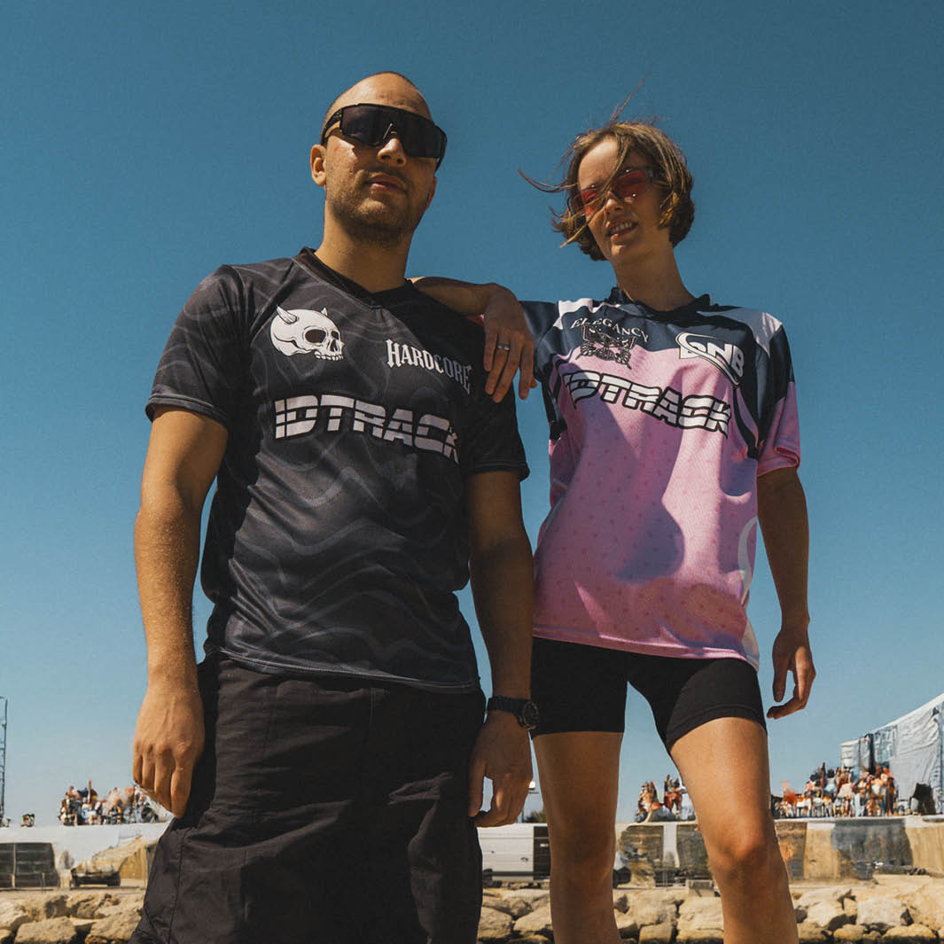 EDM festival custom rave jersey with QR code –