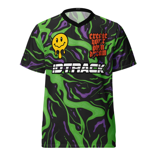 EDM festival custom rave jersey with QR code – Alien Slime