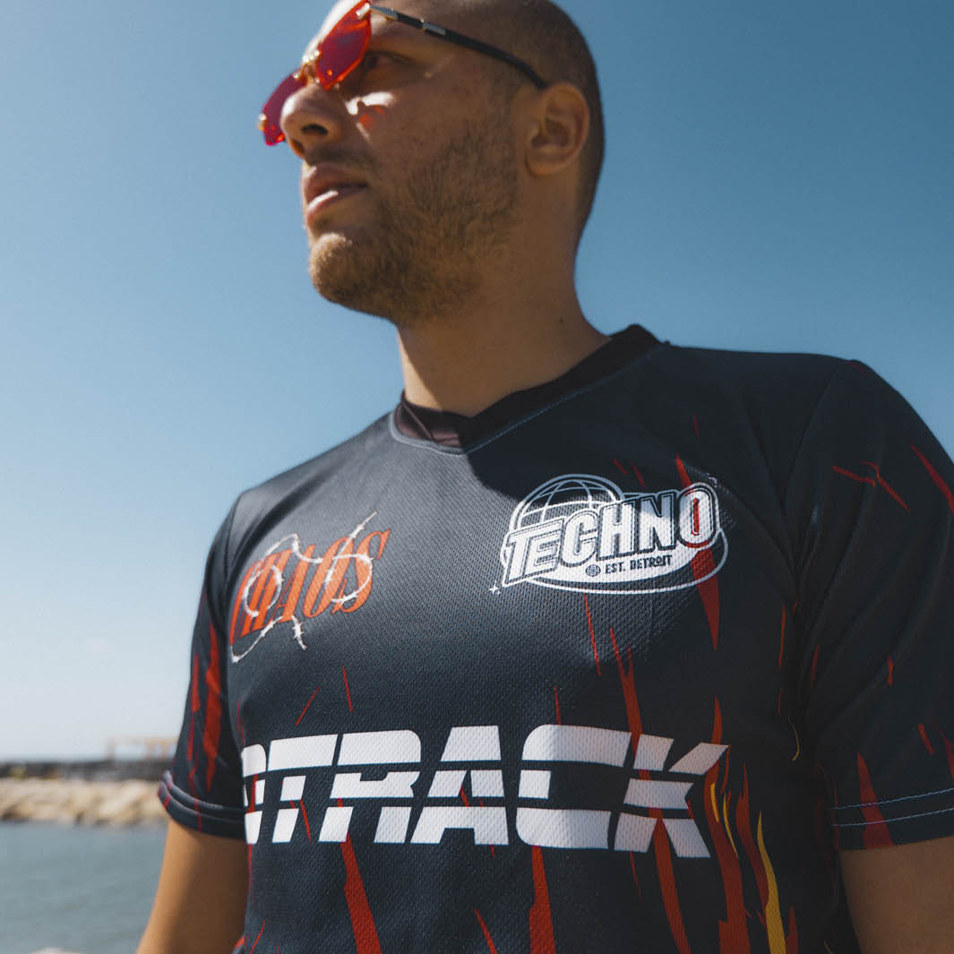 EDM festival custom rave jersey with QR code –