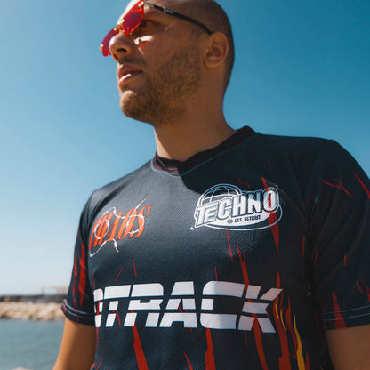 EDM festival custom rave jersey with QR code –