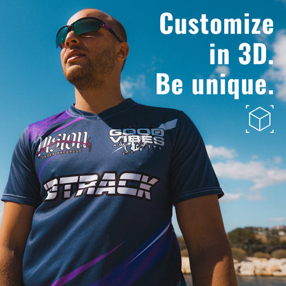 EDM festival custom rave jersey with QR code –