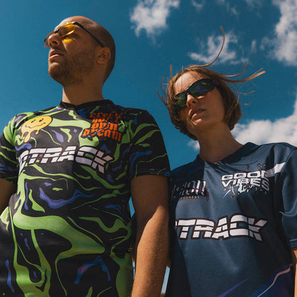 EDM festival custom rave jersey with QR code –