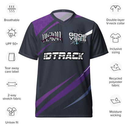 EDM festival custom rave jersey with QR code –