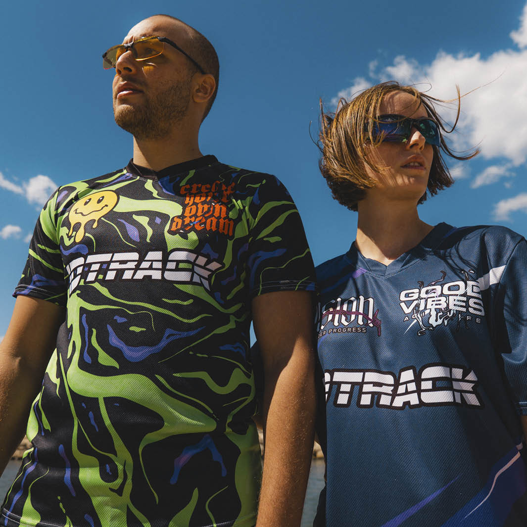 EDM festival custom rave jersey with QR code –