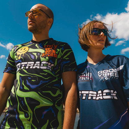 EDM festival custom rave jersey with QR code –